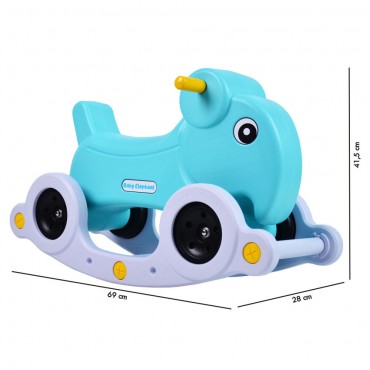Labeille KC 177 2in1 Baby Elephant Balance Bike And Rocking