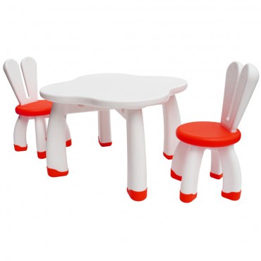 Labeille KC 901 Chair 2 & Table Set Bunny