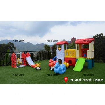 Labeille ZK 0011 4in1 Junior Club Playhouse Slide Climb Tunnel