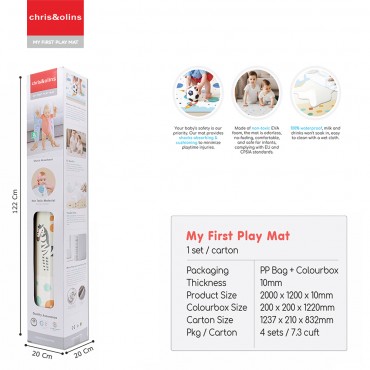 ChrisOlins My First Play Mat 200x120x1Cm 3056R Sun