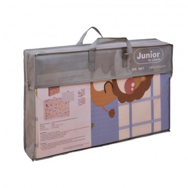 Junior 180x120x1cm 001JA Fold Playmat Sweet Animal & Triangle Tebal Waterproof