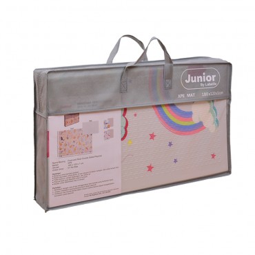 Junior 180x120x1cm 001JB Fold Playmat Unicorn & Triangle Tebal Waterproof