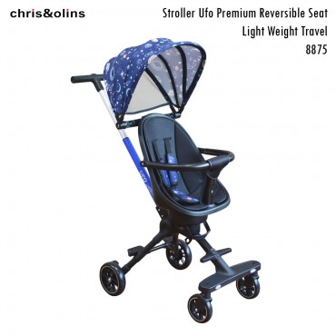 ChrisOlins 8875 Stroller Ufo Premium Reversible Seat Light Weight Travel